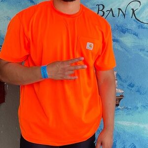 Carhartt Neon Orange Men’s Shirt